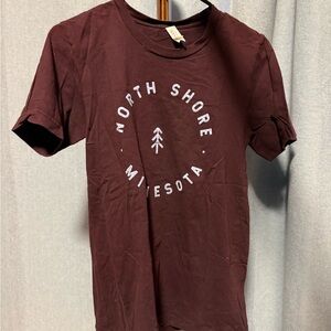 North Shore MN Maroon Graphic T-Shirt